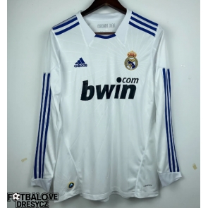 Real Madrid 2010-2011 Retro Domácí Dres Dlouhý Rukáv Real Madrid 2010-2011 Retro Domácí Dres Dlouhý Rukáv